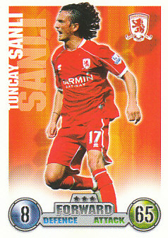 Tuncay Sanli Middlesbrough 2007/08 Topps Match Attax #207